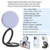 Magnetic Mini Selfie Light Adjustable Brightness Smartphone Photography Flash Led For Iphone Xiaomi Huawei Samsung