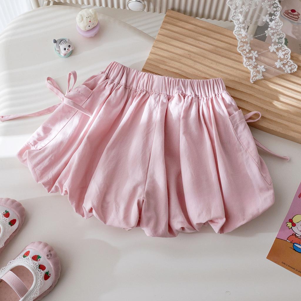Pocket Bow Flower Bud Pants for Girls Wearing Pants and Shorts Trendy Trend