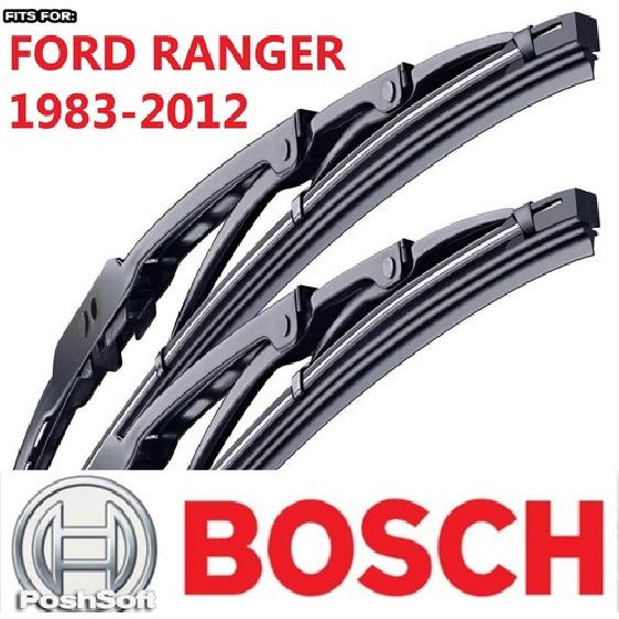 Bosch DC Wiper Blades Set for FORD RANGER (1983-2012) Front Left & Right (Pair)