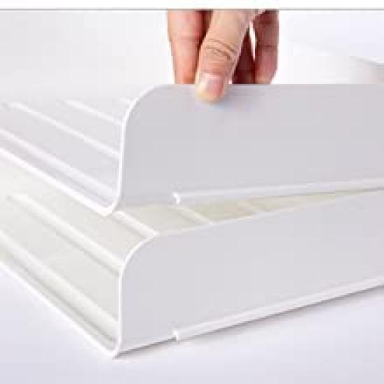 A4 vertical document letter letter book storage 3-tier tray, case, tray, (3pcs/set, clear)