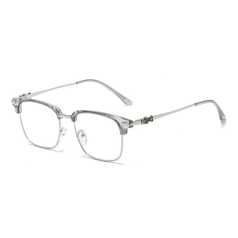 Japanese & Korean Retro Prescription Eyeglass Frames for Men & Women - Trendy Literary Style with Plain or Custom Lenses