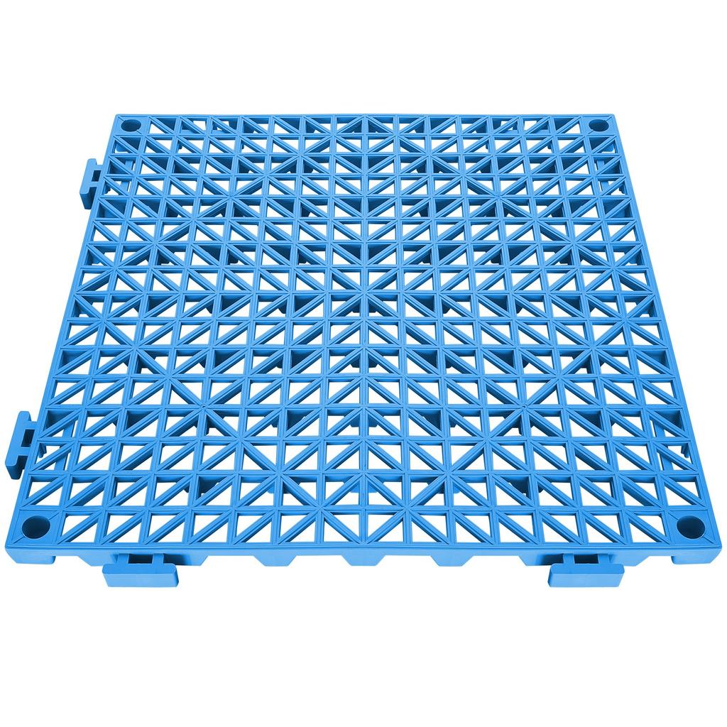 VEVOR Modular Interlocking Cushion, 50 Pack 30 X 30 Cm Splicing Drainage Mats, Soft PVC Interlocking Drainage Floor Tiles