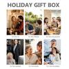 Black Wrapping Box Gift Box Rectangular Shape Elegant Design For Christmas And Valentine's Day 4Pcs
