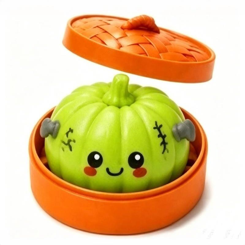 Halloween Ghost Stress Relief Slow Rebound Soft Sticky Fidget Toy for Kids Birthday Gift Halloween Party Favors