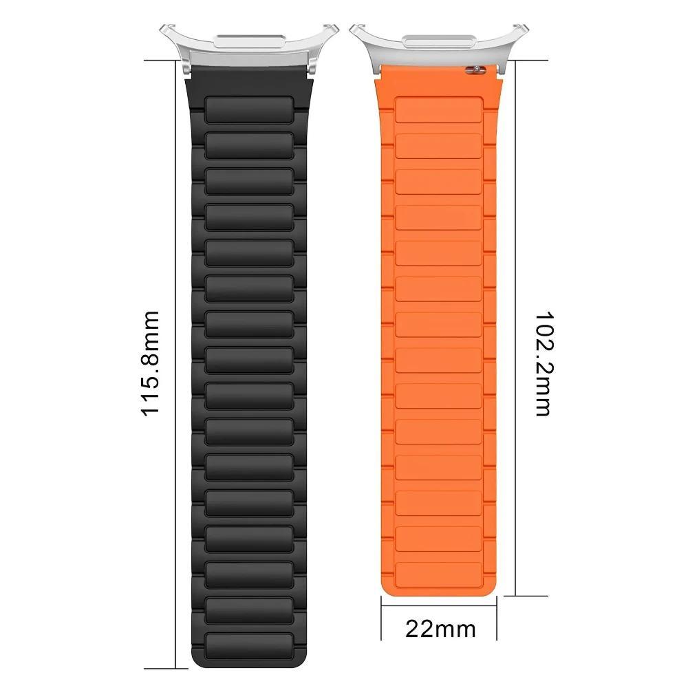 No Gap Silicone Strap For Samsung Galaxy Watch 8 40/44mm Magnetic Watchband For Galaxy Watch 8 Classic 46mm Replacement Bracelet