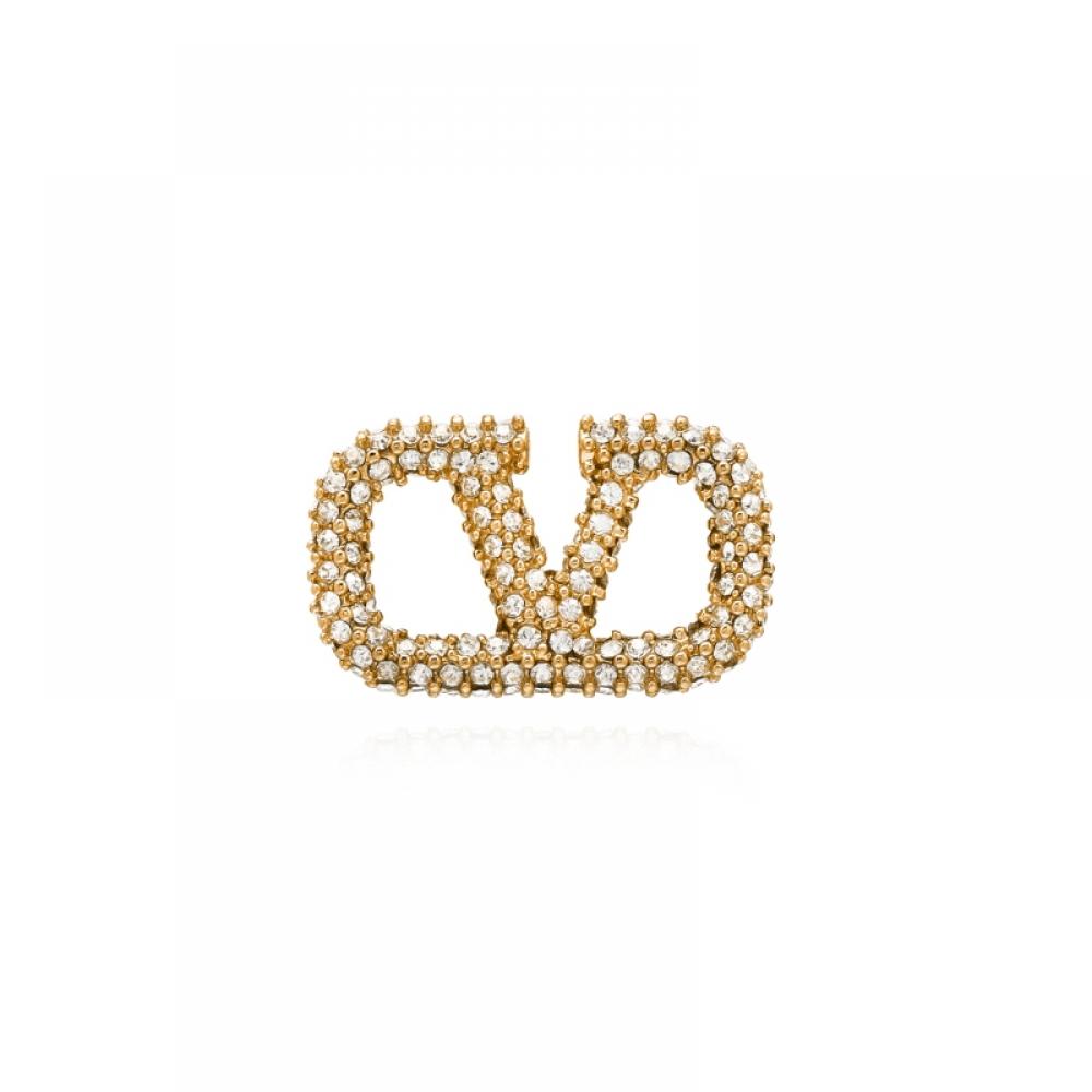 Orecchini Valentino Garavani Vlogo con Cristalli J0f85 Ycw Mh5