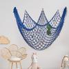 2 bucăți plase de pescuit decorative ornamente agățate foarte mari DIY inspirate oceanului artizanat perete agățat plasă decor