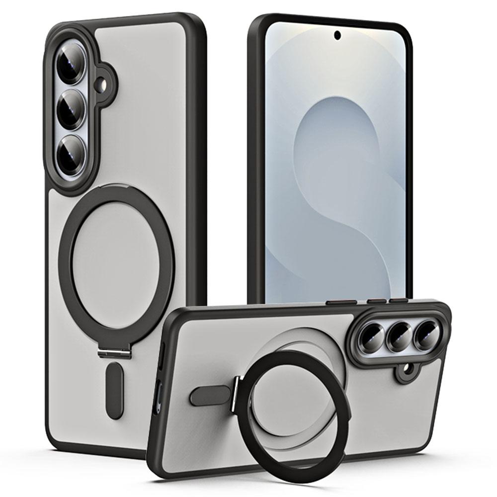 For Samsung Galaxy S26+ Case TPU + Acrylic Hidden Magnetic Kickstand Phone Cover