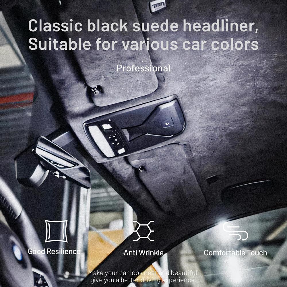 60*96 Inch Automotive Car Headliner Fabric Foam Composite Sponge, Bus/Car Headliner Suede Backing Material