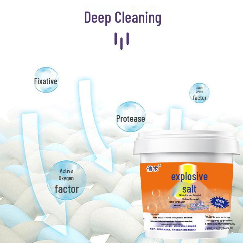 Floral Explosion All-Purpose Laundry Salt: Powerful Stain Remover, Whitening, Deodorizing & Scented for Colored Clothes.