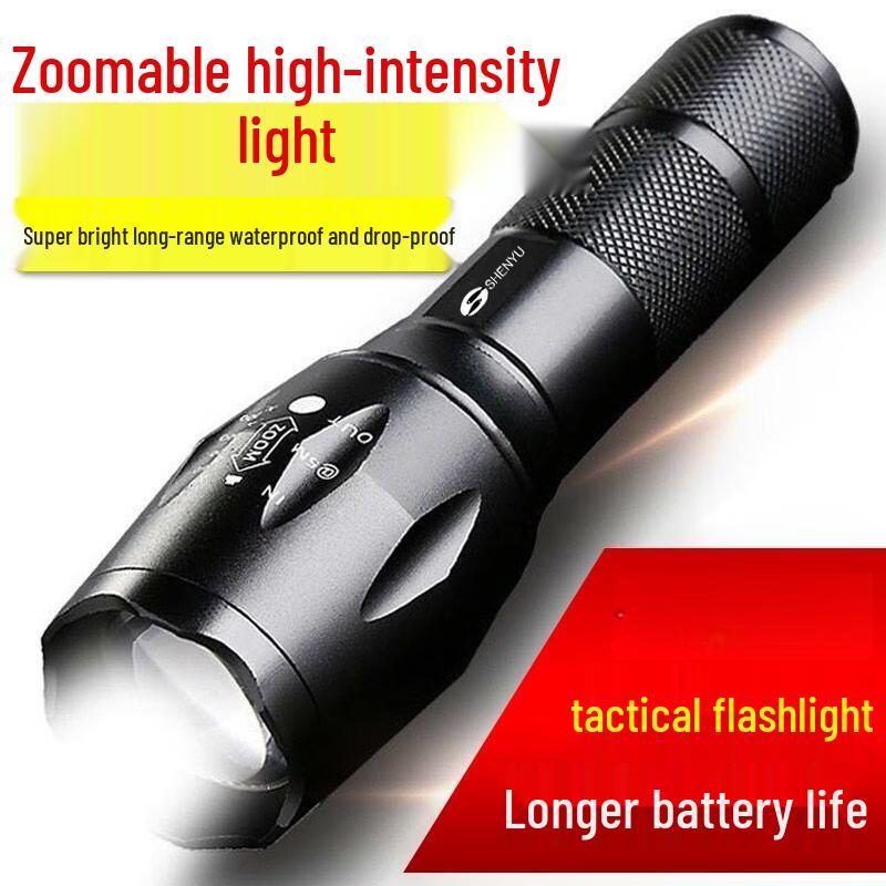 High-Power Rechargeable LED Flashlight