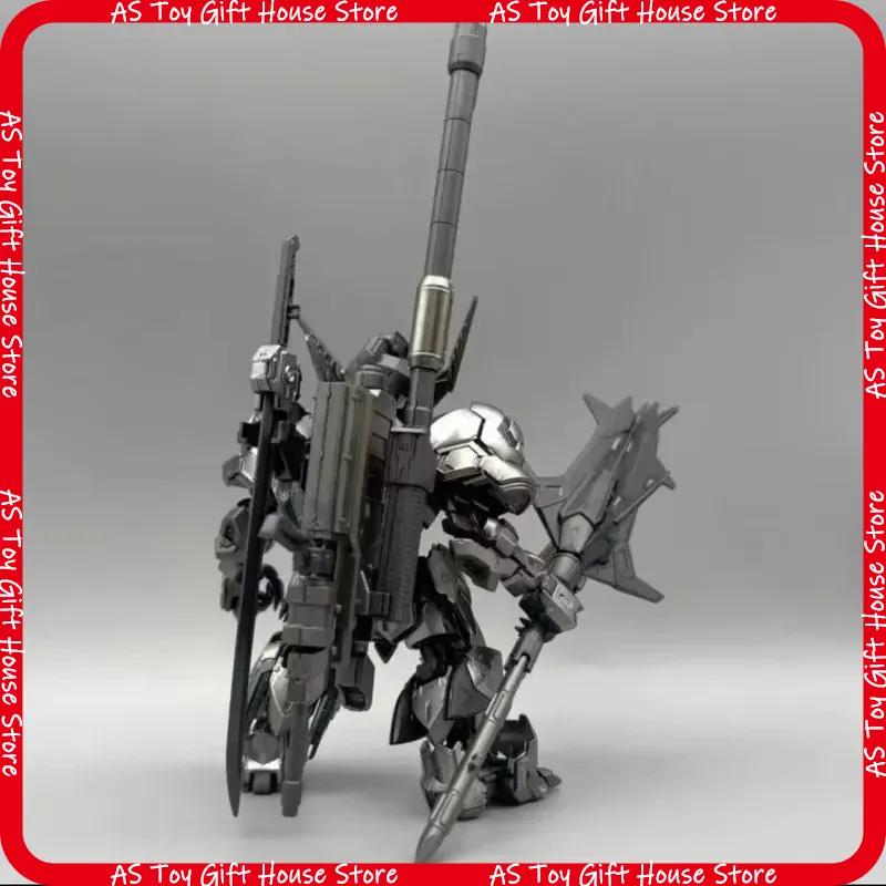 New Iron-Blooded Orphans Mgsd Barbatos Plated Silver Color Base Limited Assembly Model Kit Action Figures Ornament Puzzle Toy