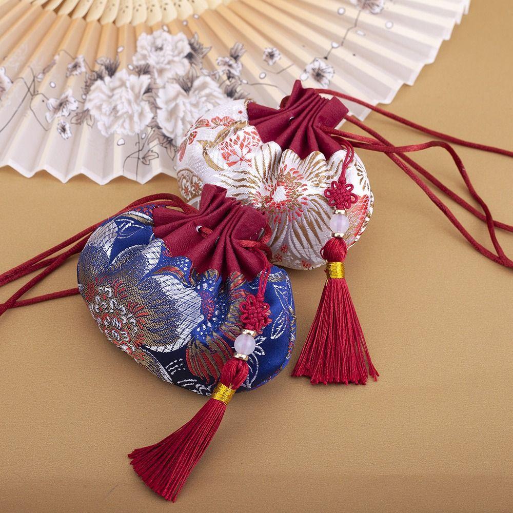 Jewelry Packaging Flower Embroidery Sachet Chinese Style Sachet  Car Hanging