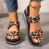 Damskie sandały na koturnie typu slingback, letnie, lekkie klapki outdoorowe, jednolity kolor, gruba podeszwa, damskie kapcie, damskie sandały rzymskie