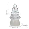 Exquisite LED Christmas Tree Ornament Luminous Tabletop Tree Shaped Decor 2024 New Year Gift for Party Decorations