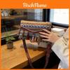 Artistic Chinese Style Canvas Envelope Bag With Tassels For Daily Wear