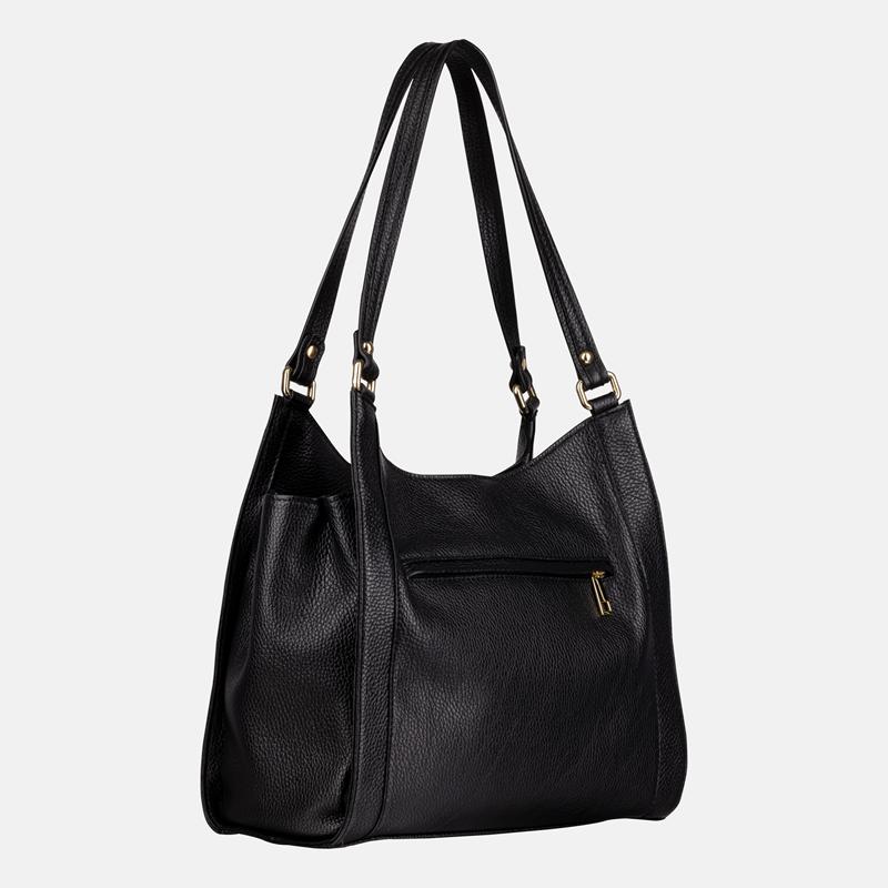 Sofia - sac à bandoulière classique noir en cuir