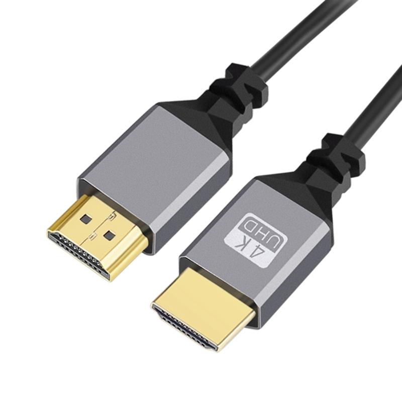 HDMI-compatible 4K Coiled Cable, HDMI-compatible 2.0 Version High Speed Cable, Male to Male Adapter Spring Spiral Cord
