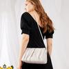 Echtes Leder Plissee Weiche Wolkentasche Damen Crossbody Dumpling Bag Beliebte Schultertasche für Frauen