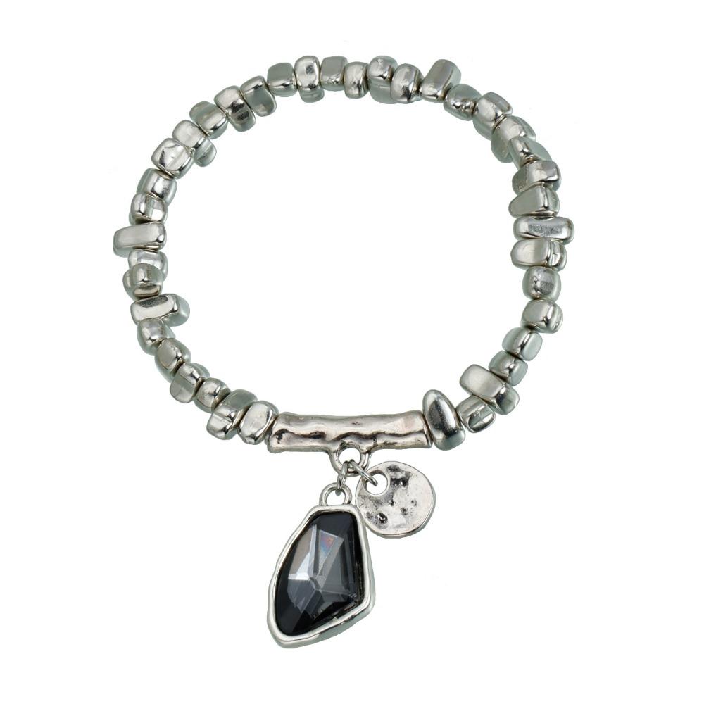 

Geometric Type Long Necklace Simple Style Choker Necklace Crystal Pendant Necklace Winter Season Bracelet