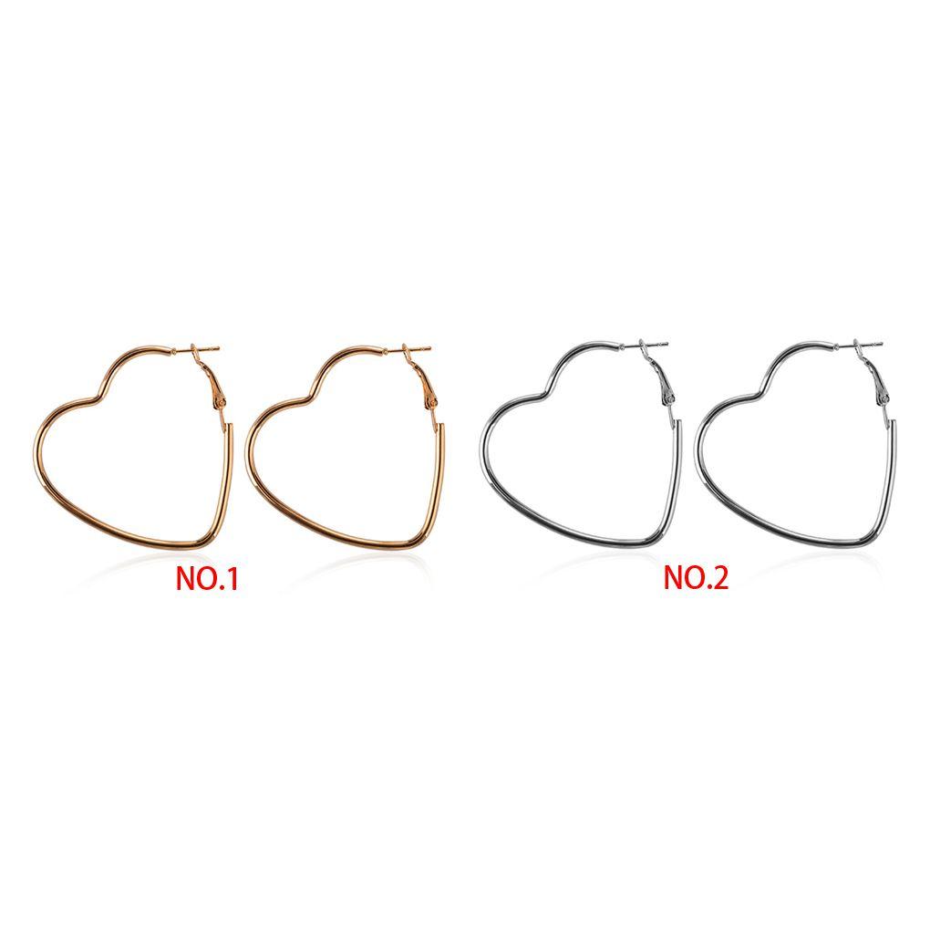 Neue Mode Hohle Pfirsichherz Ohrringe Plattierte Ornamente Einfache Hängeohrringe Für Frauen Kupferschmuck