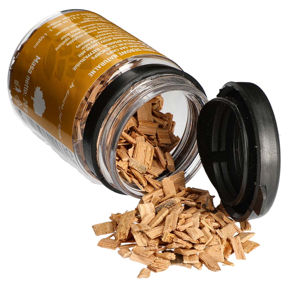 Wiórki dębowe naturalne (nieopiekane) 20g