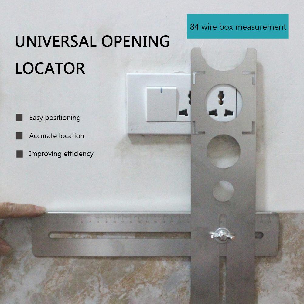 Hole Opener Locator 360 Degree Drill Guide Punch Locator Stainless Steel Precise Positioning for Tile Marble Glass Ceramic Floor
