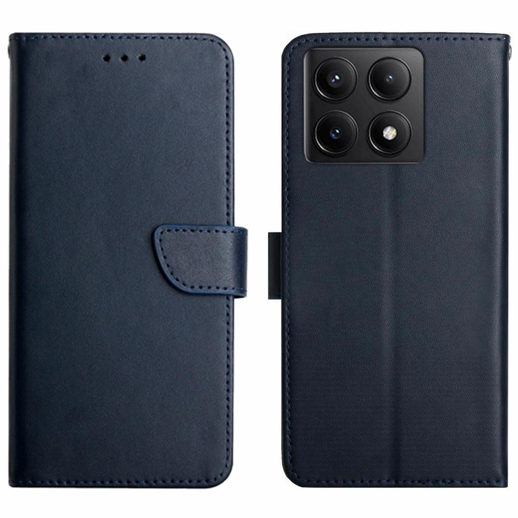 HT02 Für Xiaomi 14T Hülle Echtes Rindsleder Handyhülle Nappa-Textur