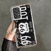 Retro Vintage License Plate Soft Phone Case for Samsung A17 A16 A15 A14 A13 A57 A56 A55 A54 A53 A37 A36 A35 A34 A33 A26 A25 A24