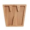 Wooden Piggy Bank with Clear Window, A-Z Letter Coin Cash Container for Kids Adults, Unbreakable Money Saving Box Decoration