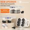 JINKAIRUI 6-Head Massage Gun Muscle Relaxation Fascia Vibration To Relieve Muscle Soreness Body Massager 3 Types of Replacement Heads