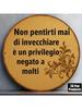 Vintage Italian Metal Wall Art Sign Decorative Tin Poster for Home Interior