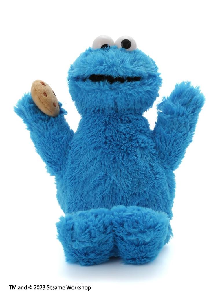 Street Plush Toy S Cookie Monster SSMULG239002 BLU Free Size [Sesame Market] Women's