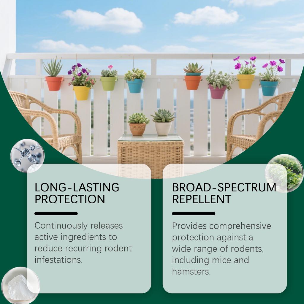 Rodent Rat, Peppermint Oil Moth Ball Rat Deterrence, Natural Pest Balls Pet Safety, For Both Indoor And Outdoor Use