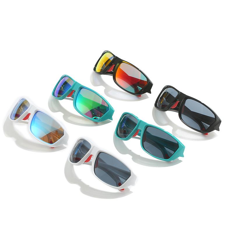 Cycling Sunglasses, Trendy Contrasting Sports Glasses, Versatile And Simple Color Matching Sunglasses