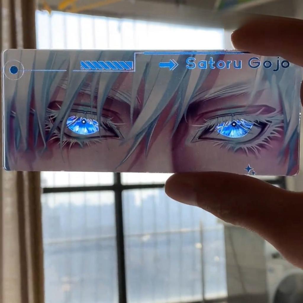 Japansk anime Cool Gojo Satoruo Nyckelbrickor Nyckelbricka Motorcyklar Bilar Ryggsäck Nyckelring Till vänner Mode Nyckelring Presenter