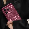 Pink Bowknots Floral Pattern Case For Xiaomi 14T 13T 11T Pro Funda Redmi Note 14 13 Pro 5G 4G 12 11 Shockproof Bumper Silicone Cover