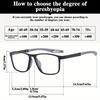 12 Pcs Simple Square Reading Glasses with Colored Frames Lightweight and Portable Suitable for Indoor Use Perfect for Both