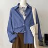 New Arrivals Open Run Women Casual Oversized Check Shirt