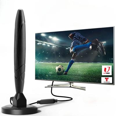 Yüksek Performanslı İç Mekan Dijital HD TV Anteni 5600 Mil Uzun Menzilli Sinyal Güçlendirici 4K 1080P Amplifikatör Ücretsiz Görünüm ATSC/DVB-T/ISDB
