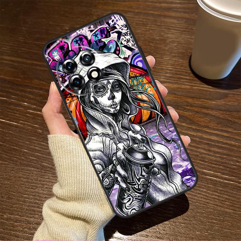 

Graffiti Case For OnePlus 15R 13R 12R 10R 8T 10T 13T 15 13 12 11 9 10 Pro Nord CE 5 4 3 2 Lite N20 N30 OnePlus Nord CE4Lite