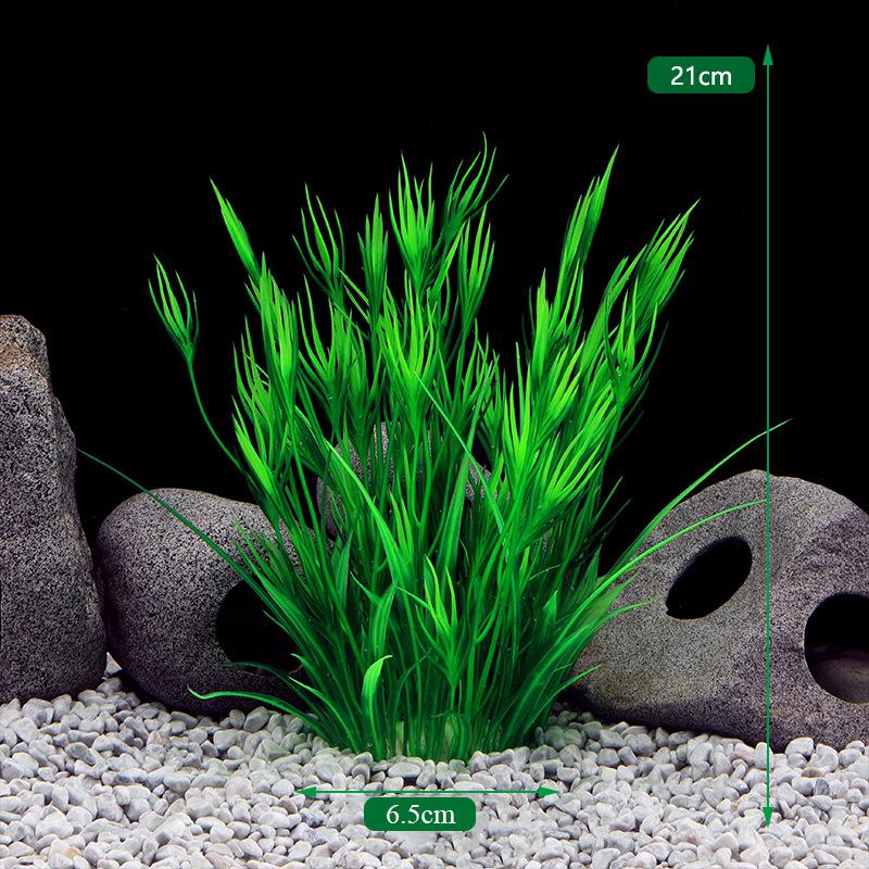 Artificial Aquarium Decor Plants Underwater Water Grass Aquatic Plastic Plants For Fish Tank Aquarium Decorations