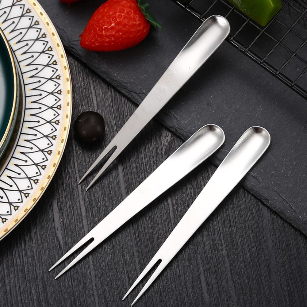 Dessert Fruit Fork Cake Fork Spoon Fruit Cake Fork Spoon Multifunction