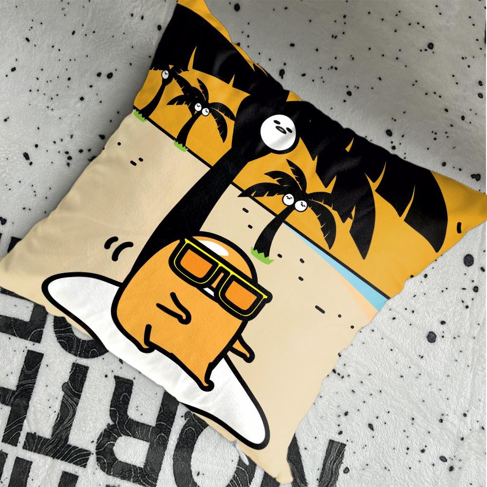 Cushion Cover x Cushions Covers Kawaii GGudetama Decorative Pillow Christmas Home Decoration Living Room Nordic Supplies