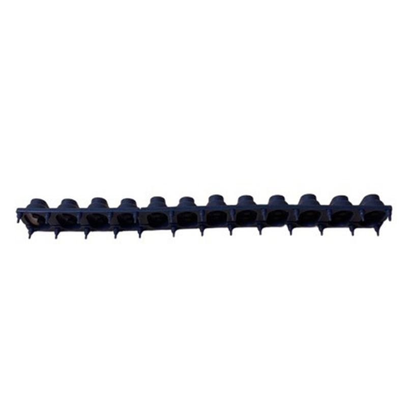 DP380 Digital Piano Key Contact Replacement, Flexible Molded Component with 12 Raised Contact Sections in a Continuous Keyboard Repair Assembly