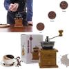 Ruční mlýnek na kávu - Klasický italský styl, ruční klika, nastavitelný, přenosný, víceúčelový stroj na mletí zrn