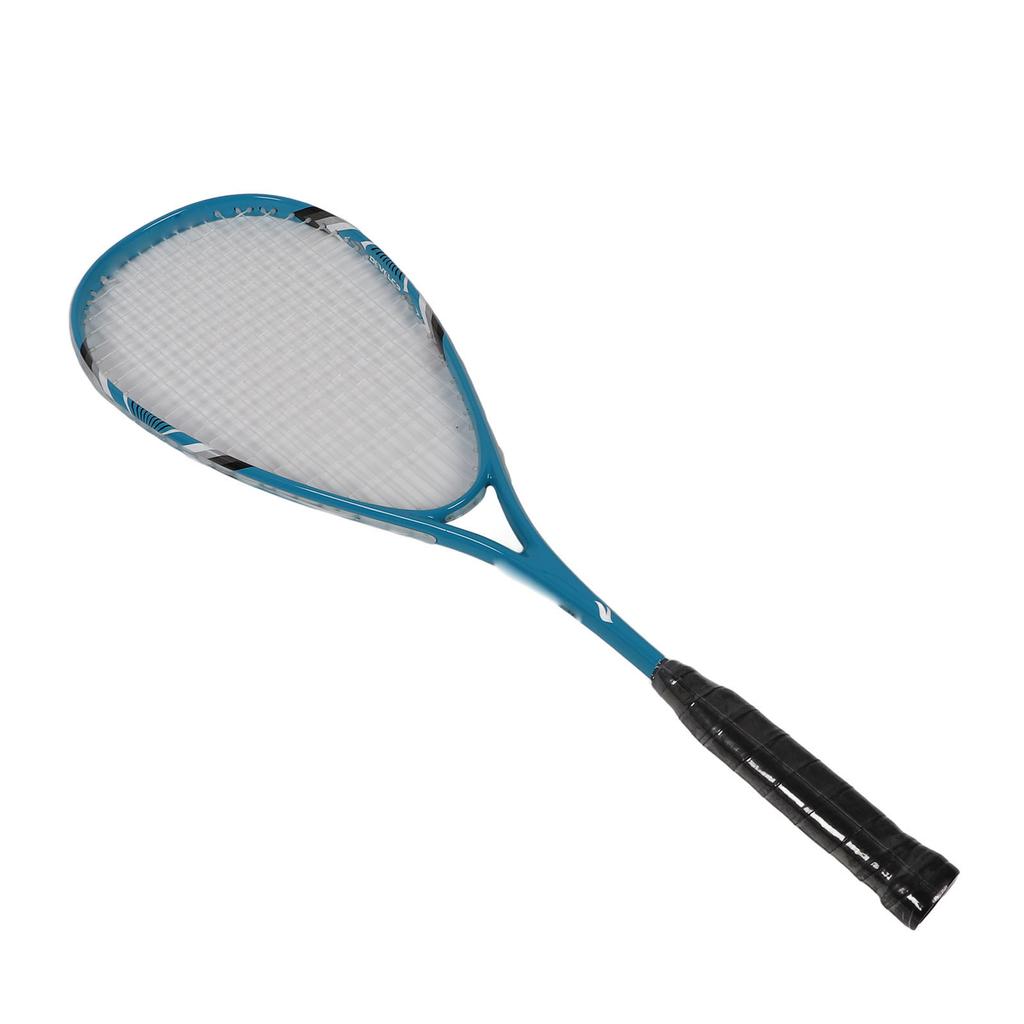 Squash Racket Carbon Aluminium Alloy Integrated Lightweight Sports Beginner Squash Racket Set for Gym School Playgrounds Blue