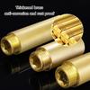 2pcs Brass 1/2inch Tap Extension Brass 1/2inch Hose Extension Plumbing Extension Adapter Upgrades for Heating & Drinking