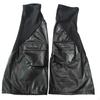 Women PU Leather Knee High Stockings Oversized for Cosplay Events Leg