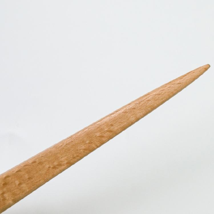 Wood Crochet Needle Double Hole Crochet Needle 15mm Crochet Needle